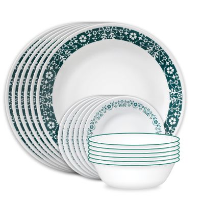 CORELLE Penelope 18-piece Dinnerware Set, Service for 6