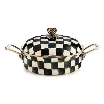 MACKENZIE-CHILDS Courtly Check Cookware Casserole (3qt)