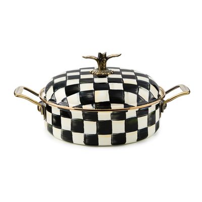 MACKENZIE-CHILDS Courtly Check Cookware Casserole (5qt)