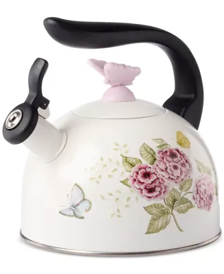 LENOX Butterfly Meadow Tea Kettle (Pink Butterfly Handle)