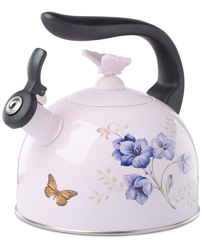 LENOX Butterfly Meadow Tea Kettle (Purple)