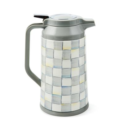 MACKENZIE-CHILDS Coffee Carafe (Sterling Check)
