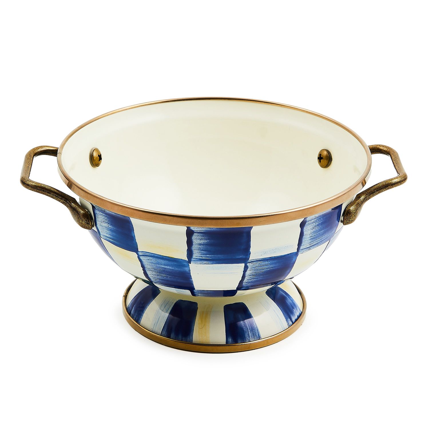 MACKENZIE-CHILDS Simply Anything Bowl (Royal Check, 4 Cup)