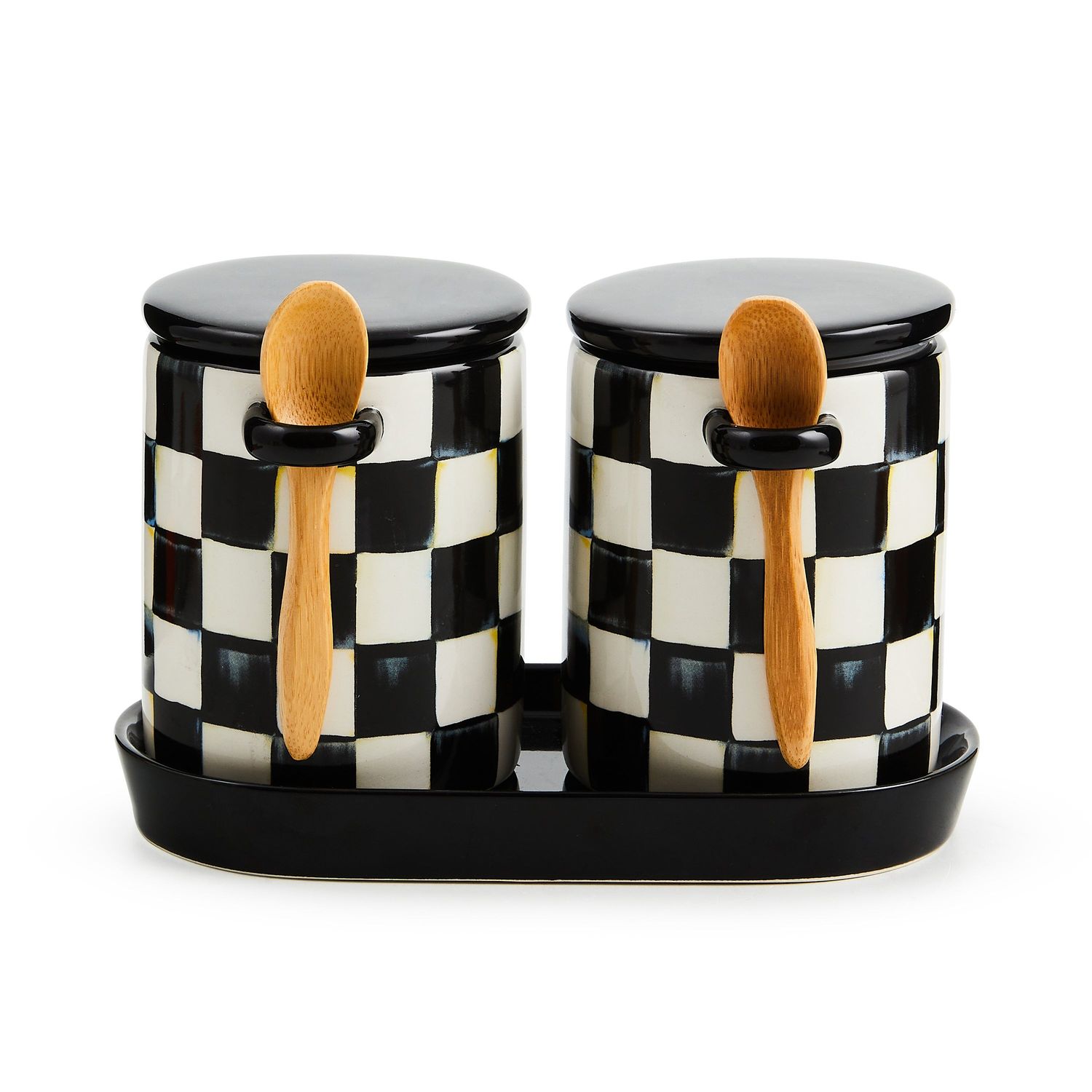 MACKENZIE-CHILDS Farmhouse Canister (Courtly Check)