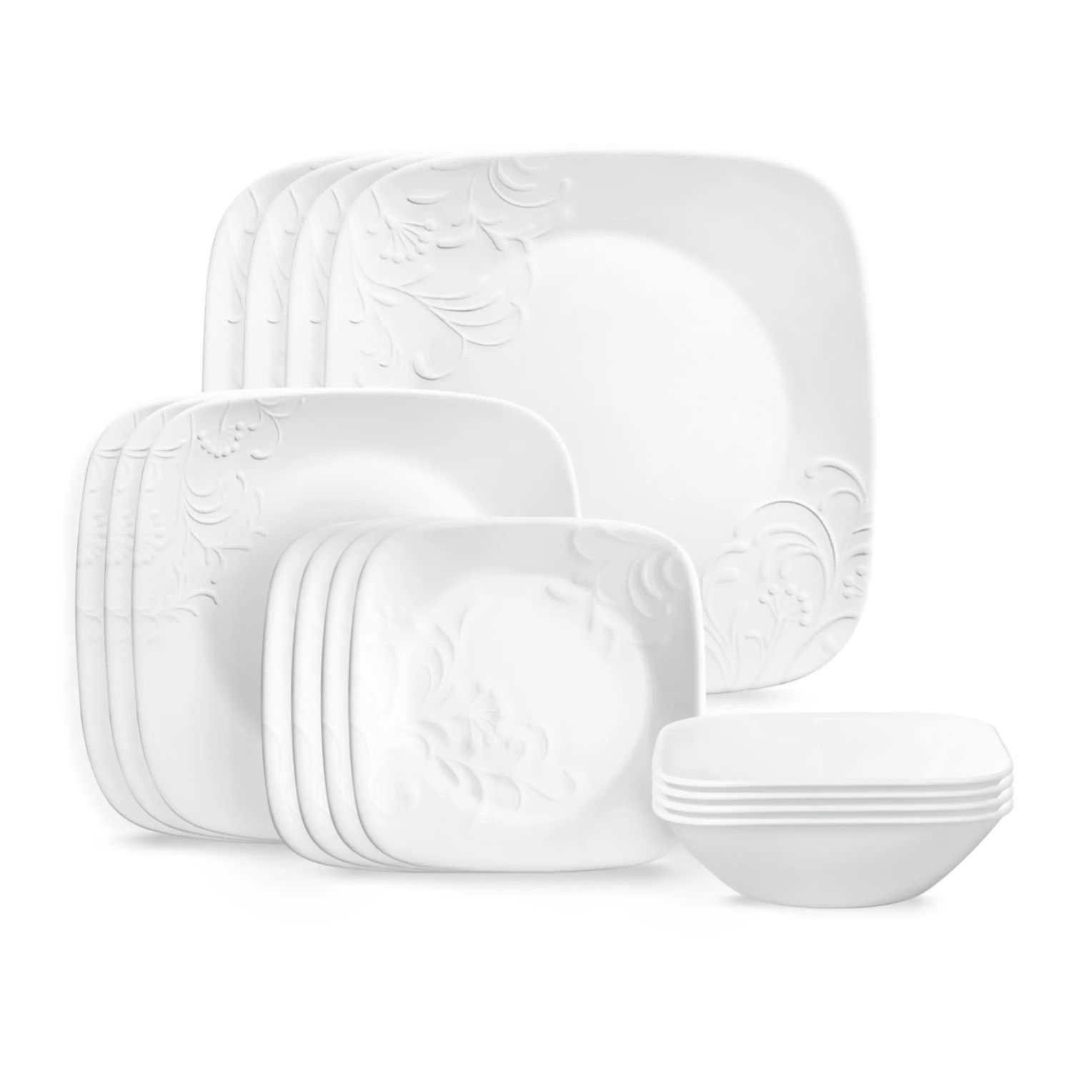 CORELLE Cherish 16-piece Dinnerware Set, Service for 4