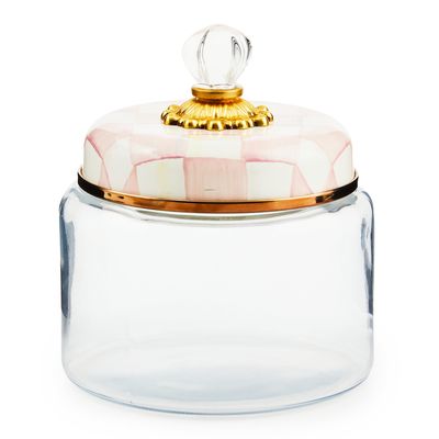 MACKENZIE-CHILDS Rosy Check Kitchen Canisters (Small)