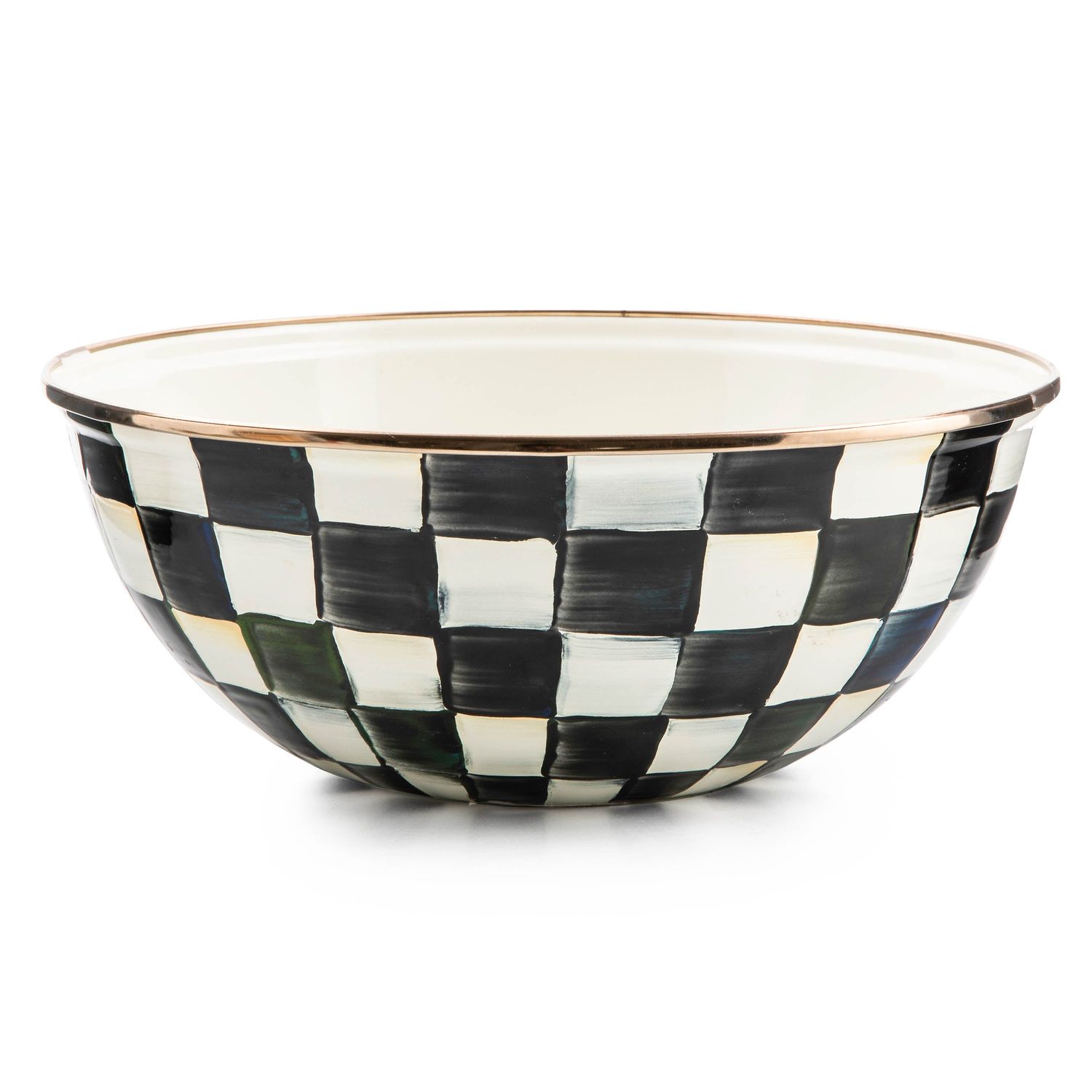 MACKENZIE-CHILDS Courtly Check Enamel Everyday Bowl (Large)