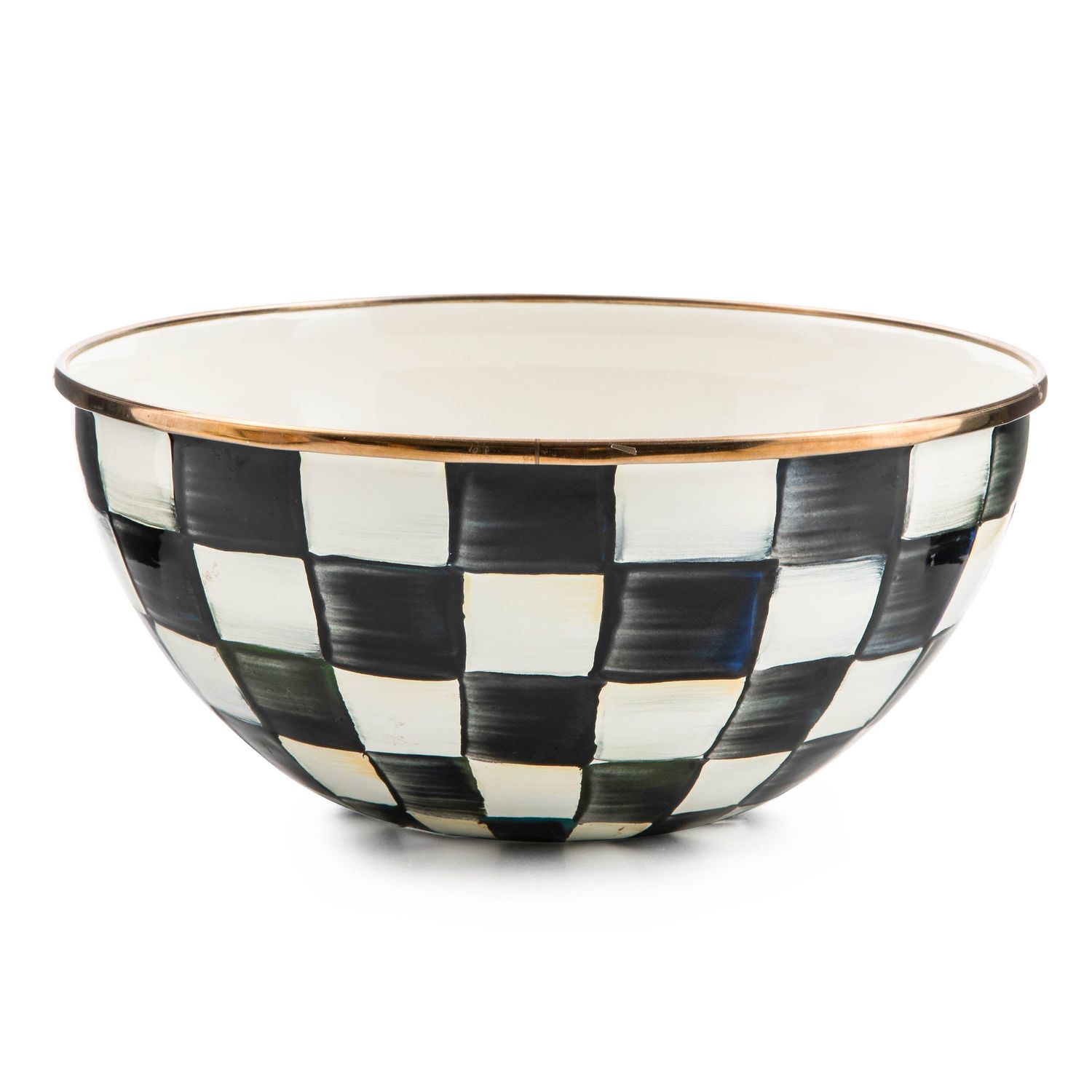 MACKENZIE-CHILDS Courtly Check Enamel Everyday Bowl (Small)