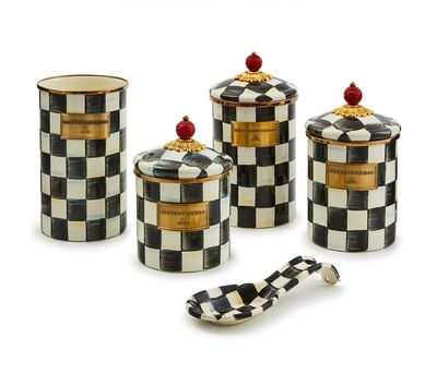 MACKENZIE-CHILDS 5pc Kitchen Essentials Set (Courtly Check)