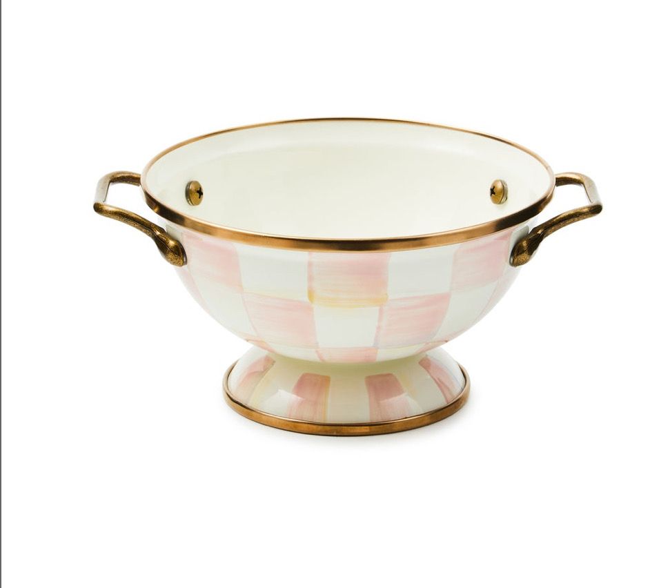 MACKENZIE-CHILDS Rosy Check Simply Anything Bowl