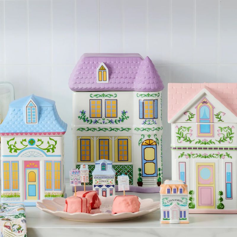LENOX Village House Canisters, Set Of 3 (Reserve Pre-Order)