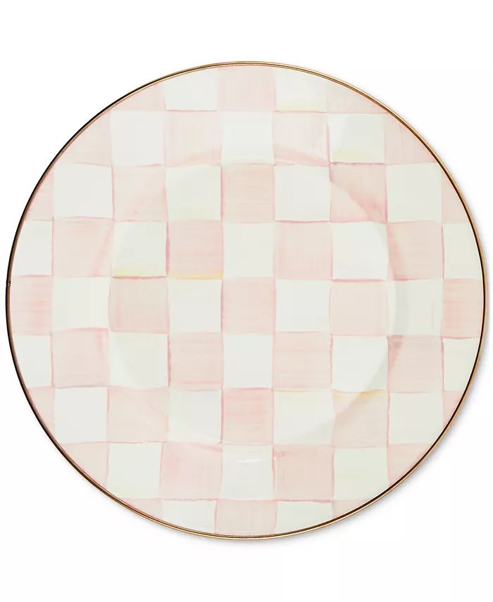 MACKENZIE-CHILDS Dinner Plate (Rosy Check)