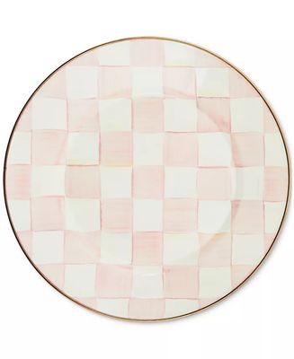 MACKENZIE-CHILDS Dinner Plate (Rosy Check)