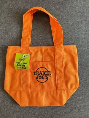 TRADER JOE&#39;S Trick or Treat Canvas Tote Bag