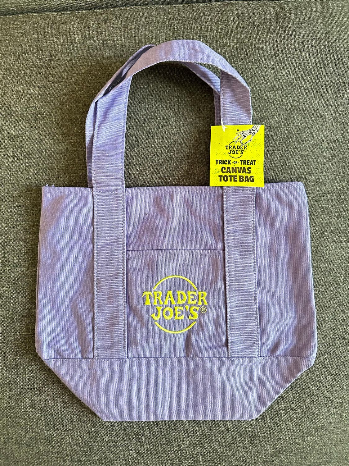 TRADER JOE&#39;S Trick or Treat Canvas Tote Bag