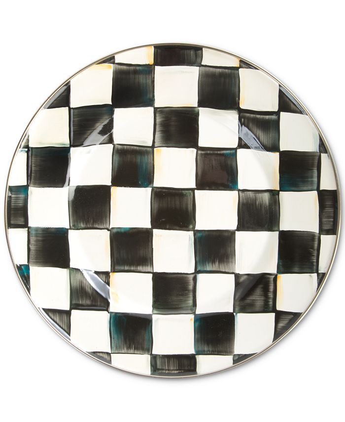 MACKENZIE-CHILDS Dinner Plate (Courtly Check)
