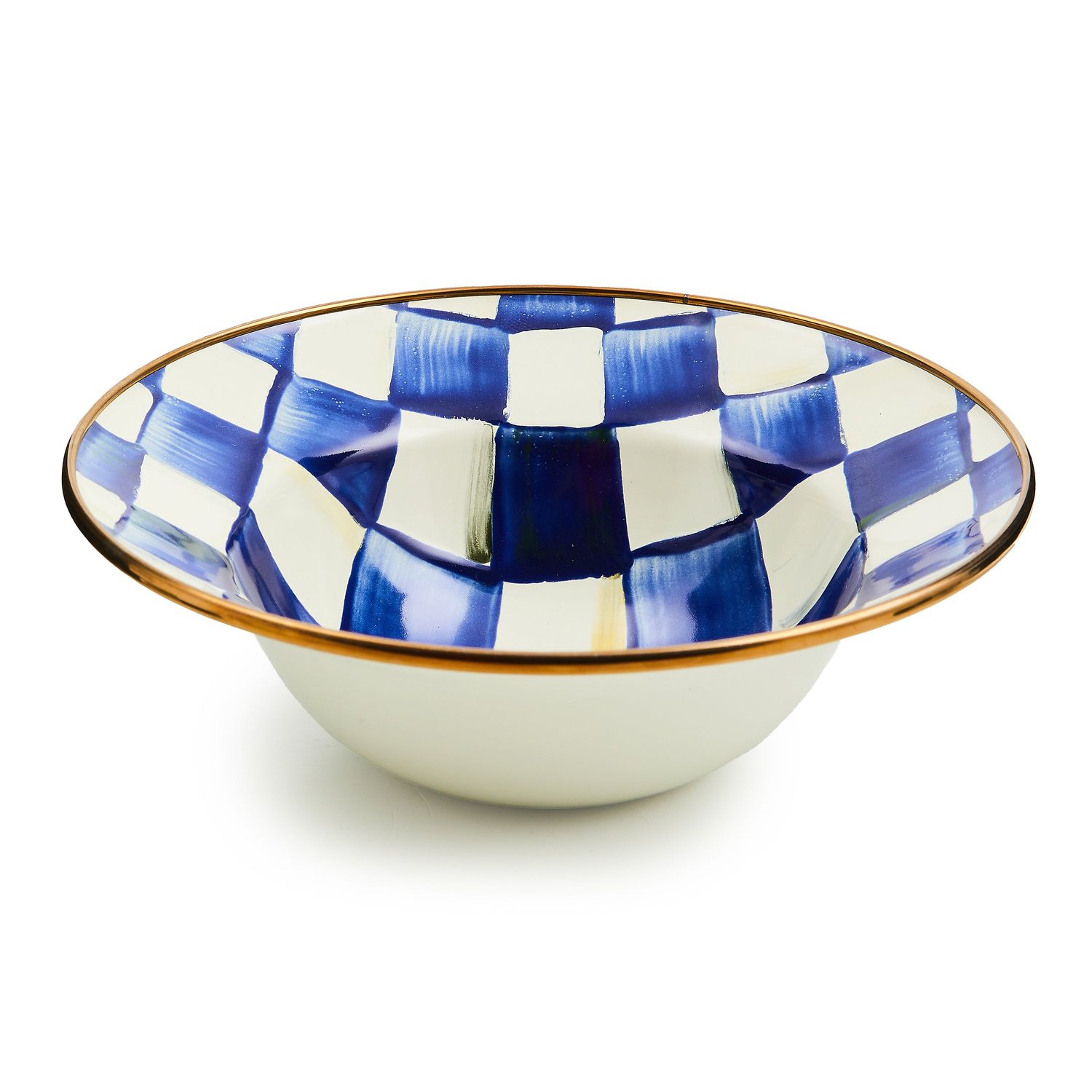 MACKENZIE-CHILDS Breakfast Bowl (Royal Check)