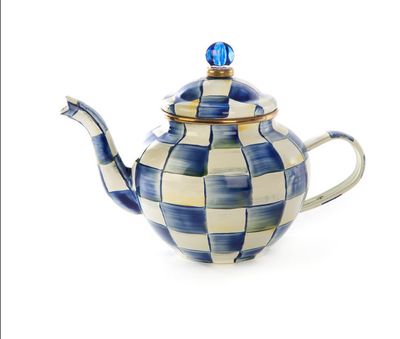 MACKENZIE-CHILDS Royal Check Teapot (4 Cup)