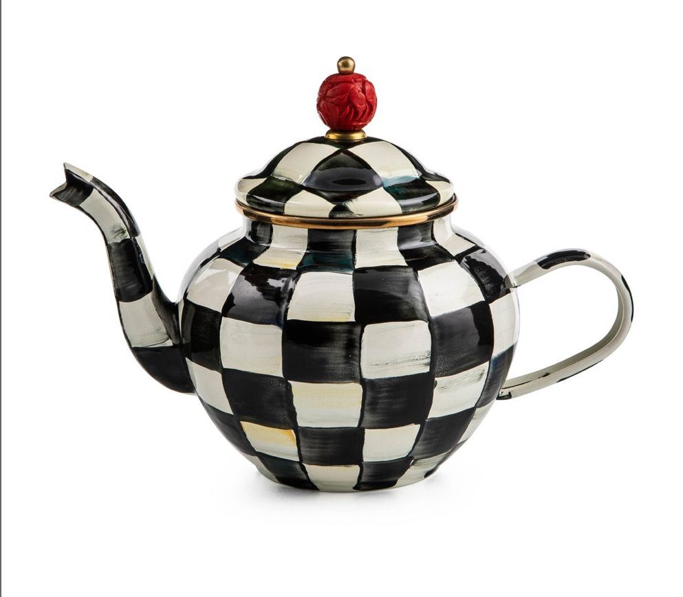 MACKENZIE-CHILDS Courtly Check Teapot (4 Cup)