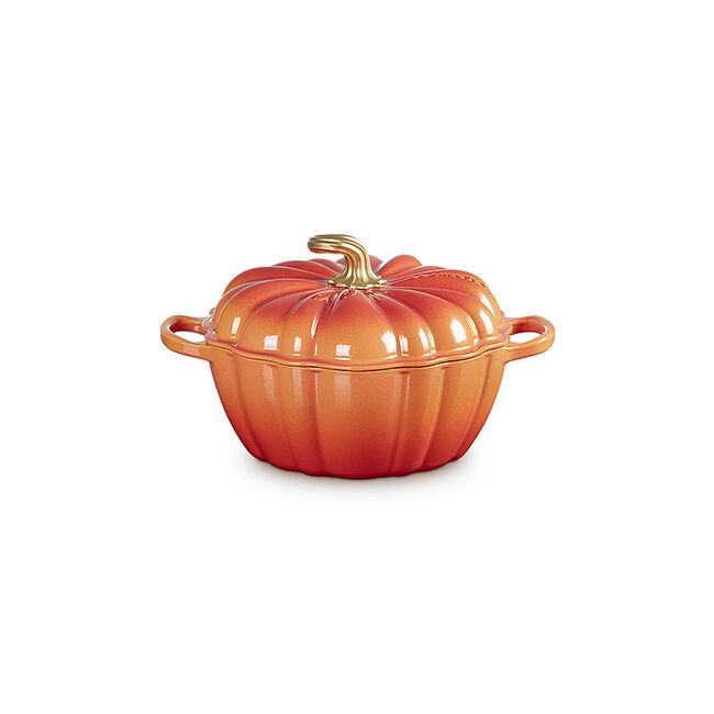 LE CREUSET Signature Pumpkin Cocotte ( Flamme Doree)