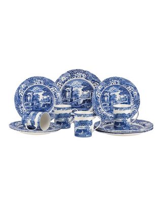 SPODE Blue Italian 12 Pc. Dinnerware Set, Service for 4