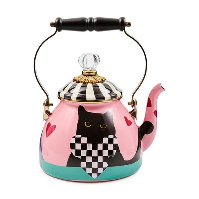 MACKENZIE-CHILDS Cat Love Tea Kettle (2 Quart)