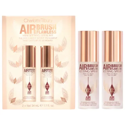 CHARLOTTE TILBURY Mini Airbrush Flawless Setting Spray Duo Gift Set