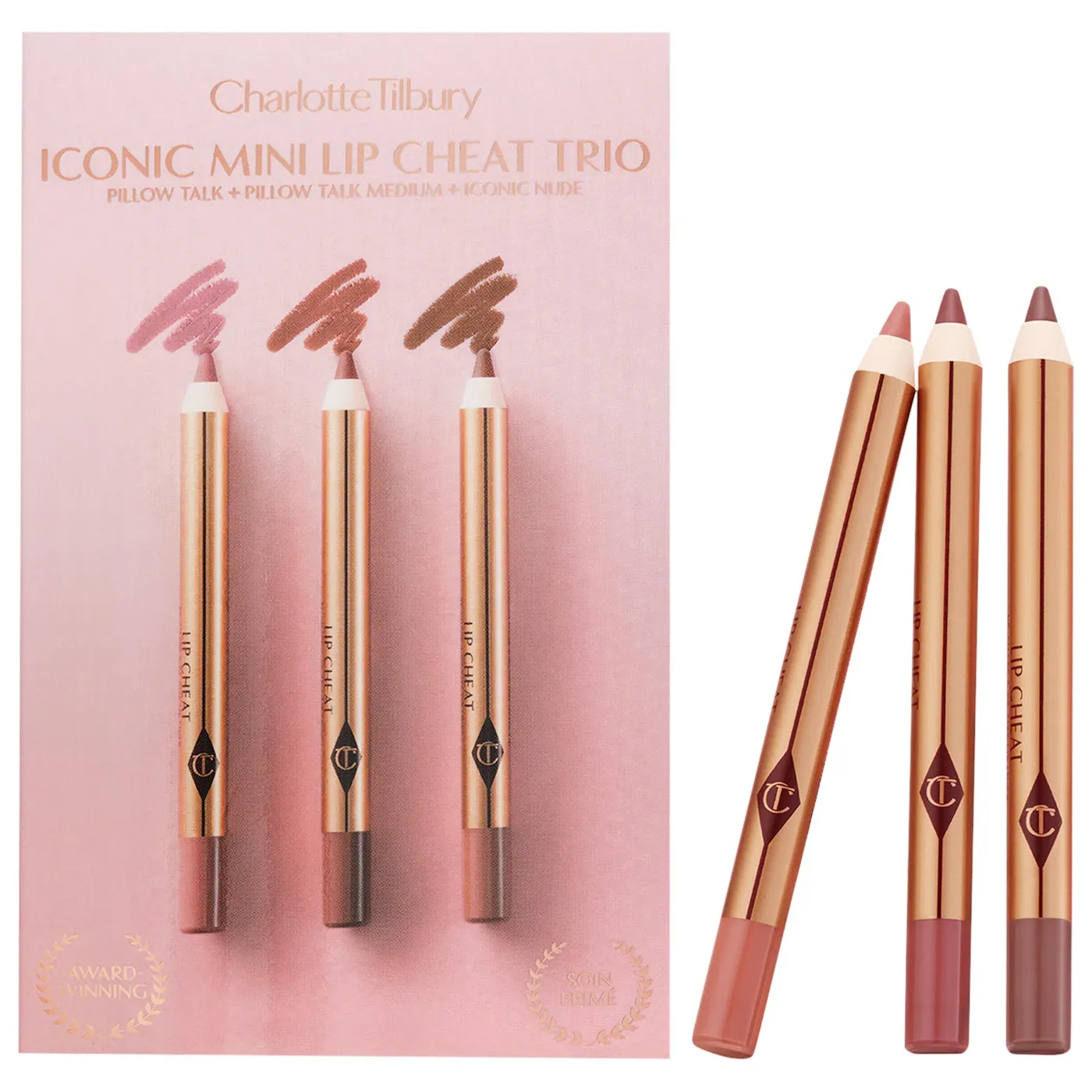 CHARLOTTE TILBURY Mini Iconic Lip Cheat Lip Liner Trio
