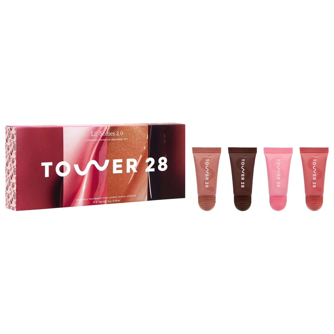 TOWER 28 Mini Lil&#39; Softies LipSoftie Lip Treatment Set