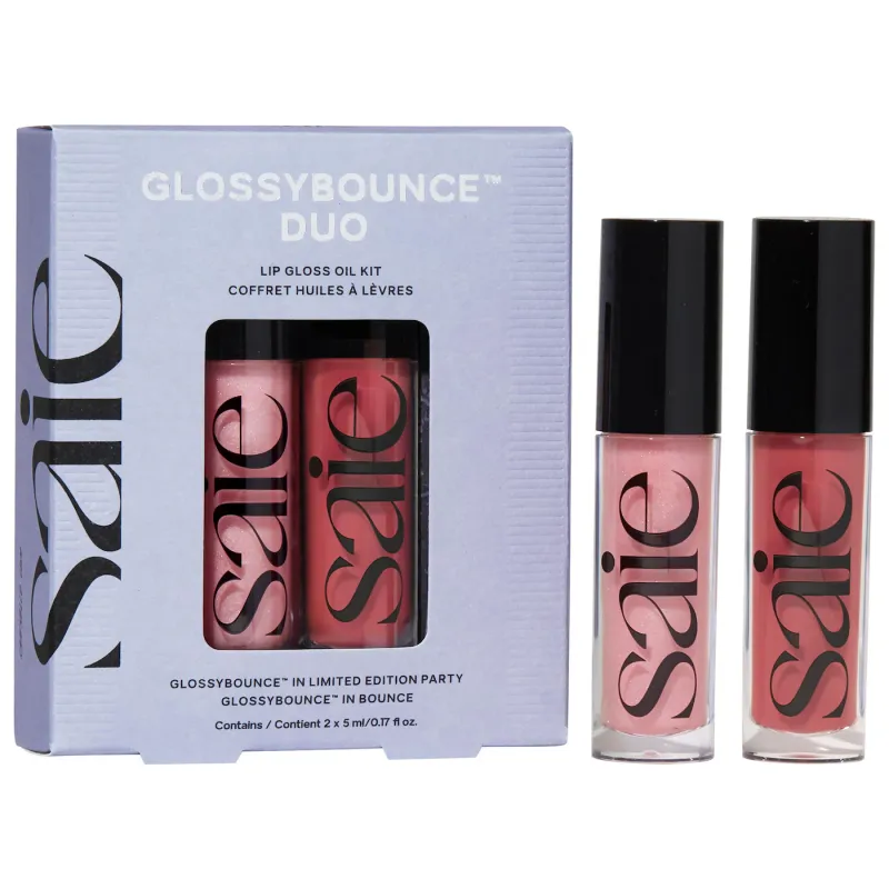 SAIE Glossybounce™ Lip Gloss-Oil Duo Gift Set