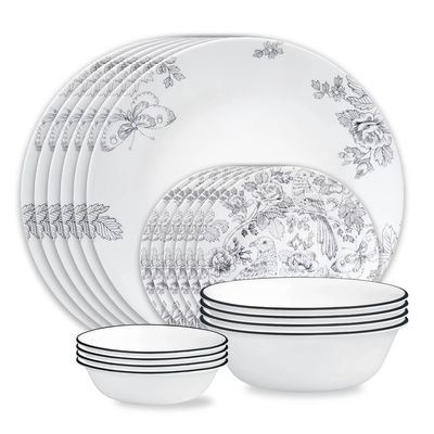 CORELLE Francheska 16-piece Dinnerware Set, Service for 4