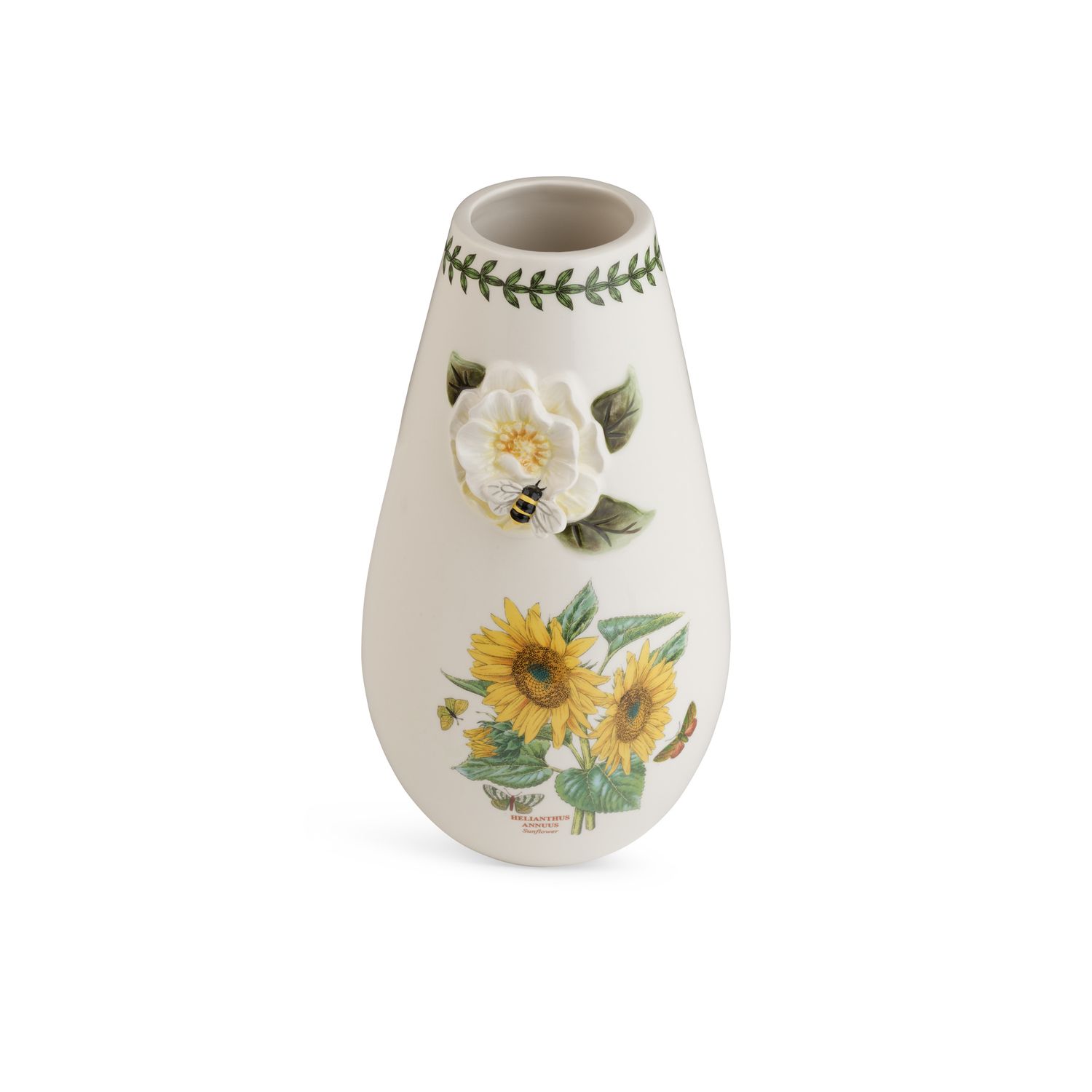 PORTMEIRION Botanic Garden Bouquet Sunflower 8 Inch Vase