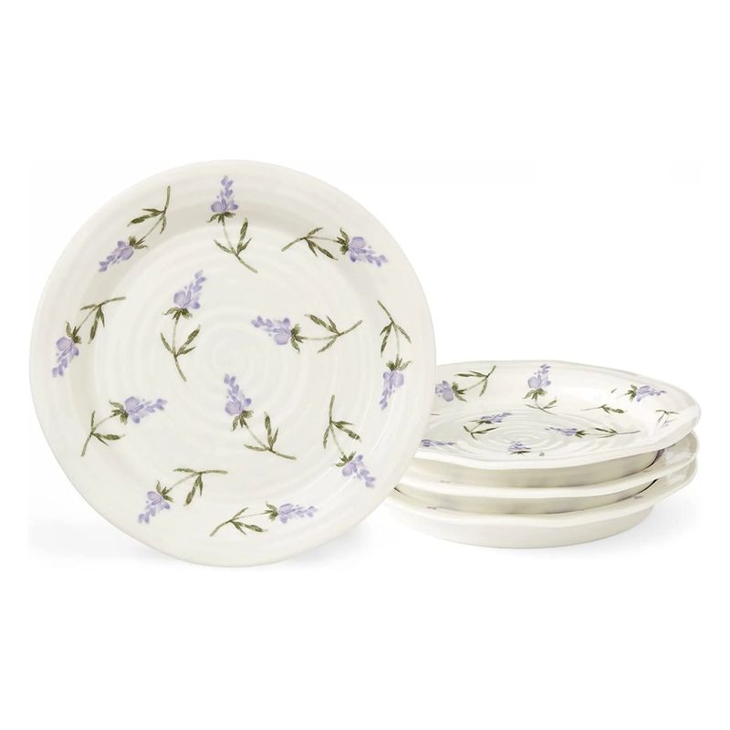 PORTMEIRION Sophie Conran Set of 4 Lavandula Side Plate - 6 Inch