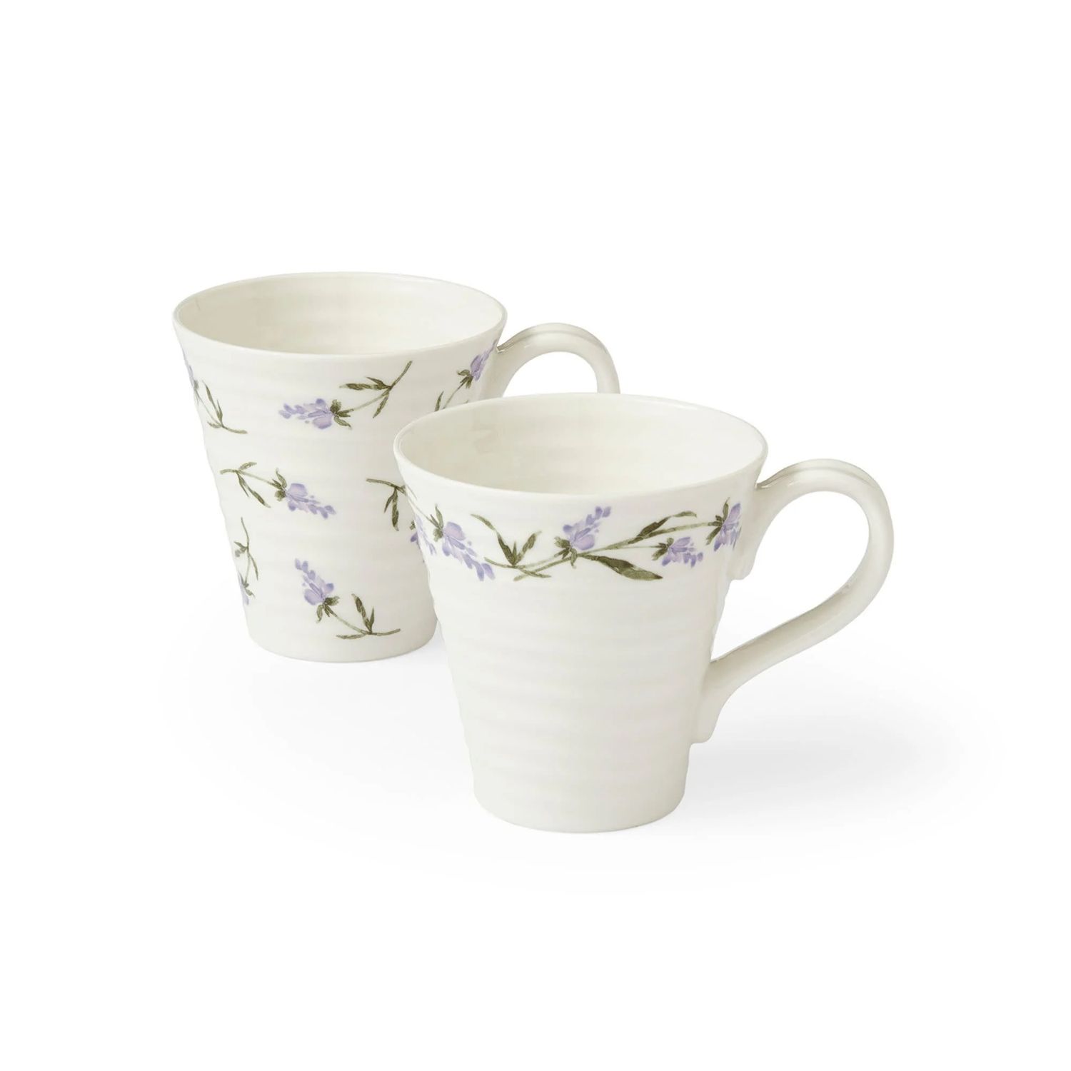 PORTMEIRION Sophie Conran Lavandula Mugs Set of 2 - 12 oz