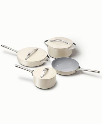 CARAWAY 12-Piece Ceramic Set With Complimentary Storage (Cream)