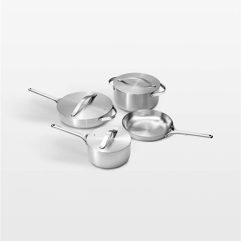 CARAWAY Stainless Steel 12-Piece Cookware Set