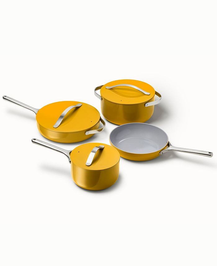 CARAWAY 12-Piece Ceramic Set With Complimentary Storage (Marigold)