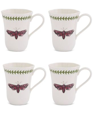 PORTMEIRION Garden Lotus Blossom Mugs, Set of 4