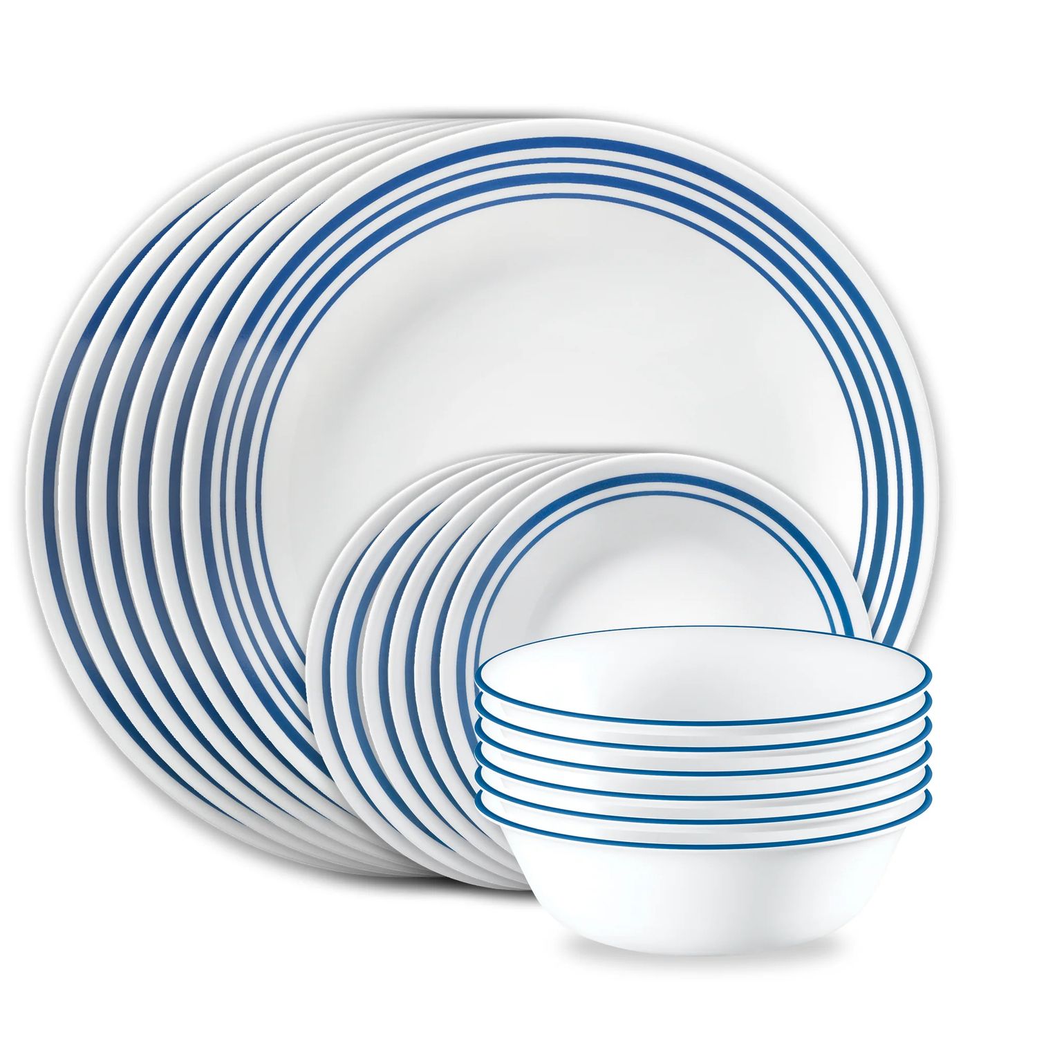 CORELLE Laila 18-piece Dinnerware Set, Service for 6