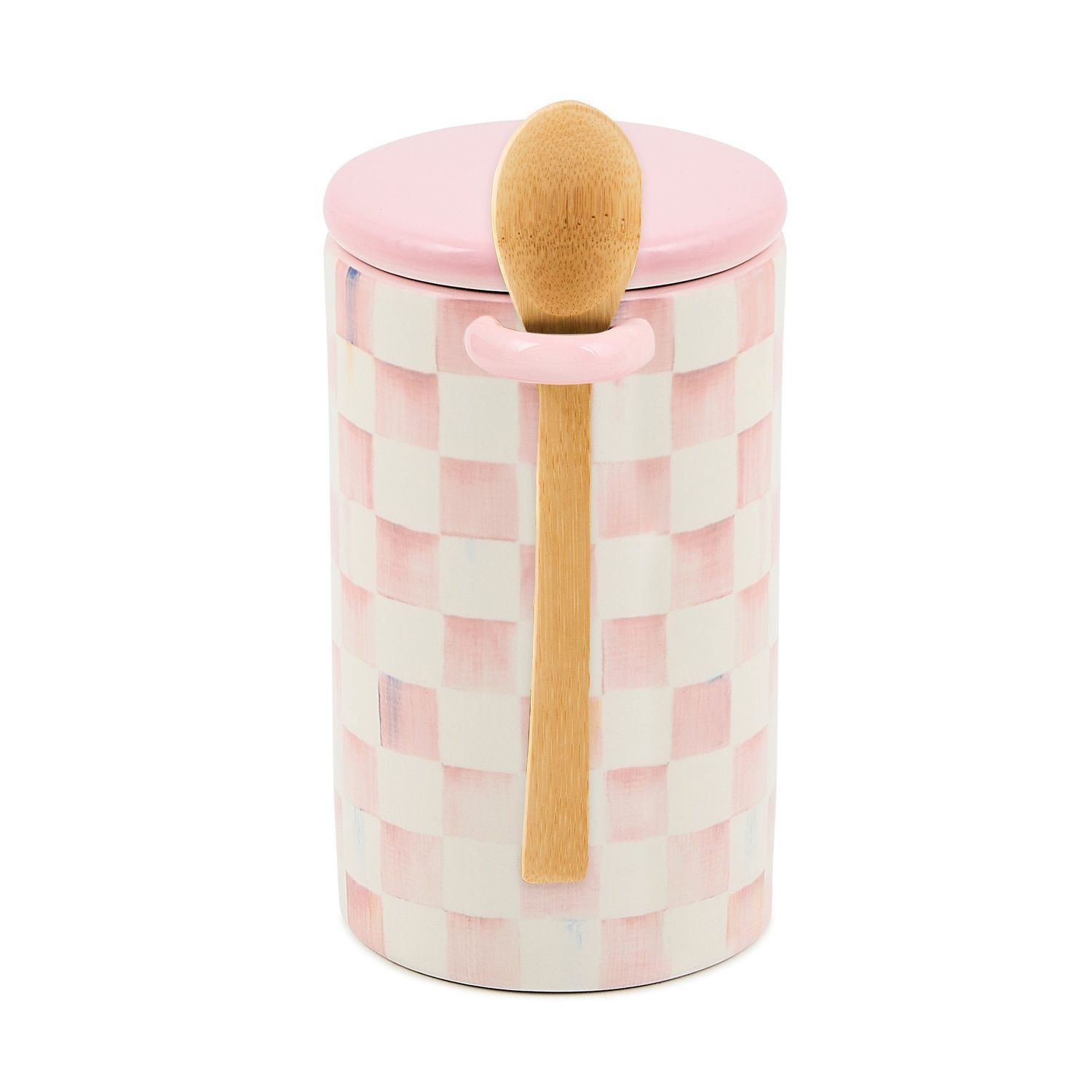 MACKENZIE-CHILDS Farmhouse Canister (Rosy Check)