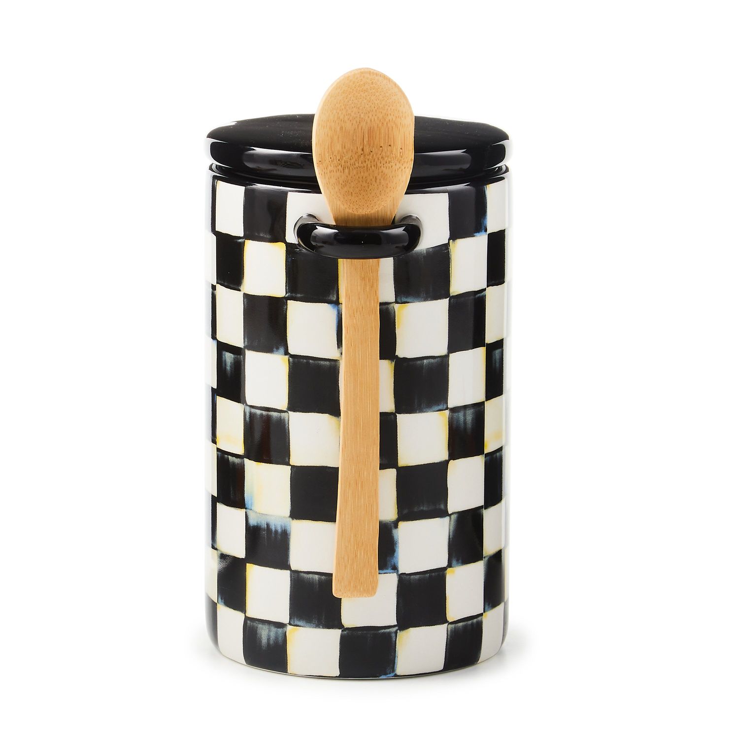 MACKENZIE-CHILDS Farmhouse Canister (Courtly Check)