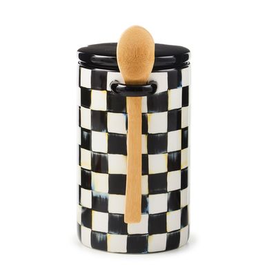 MACKENZIE-CHILDS Farmhouse Canister (Courtly Check)