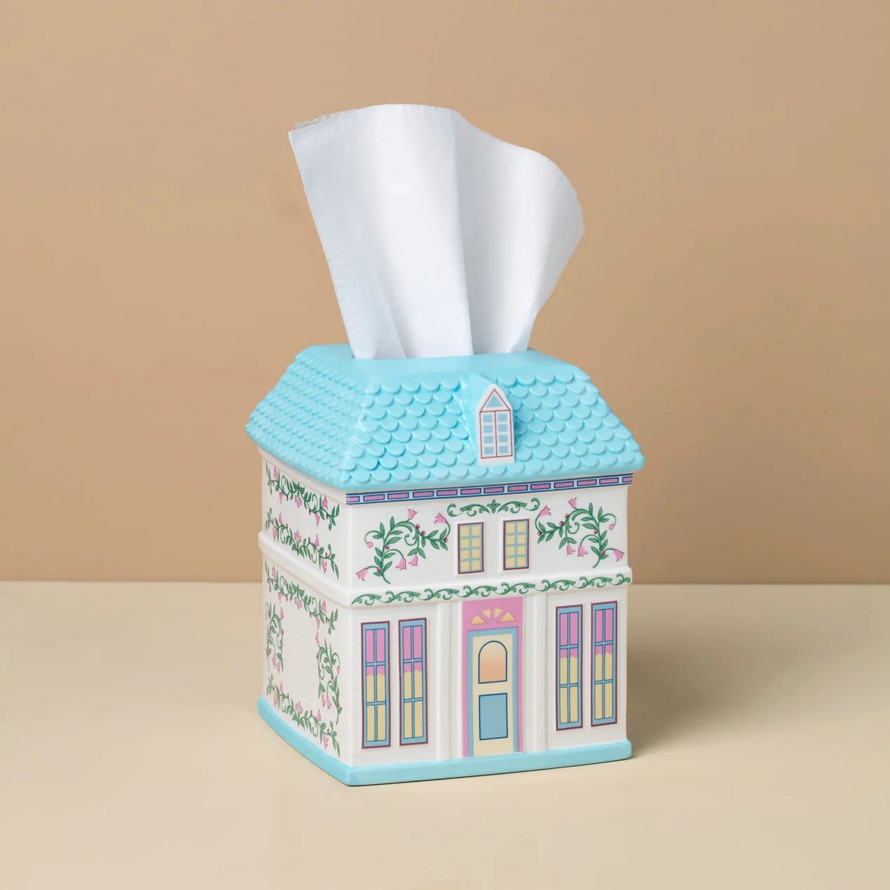 LENOX Spice Village Tissue Box Holder
