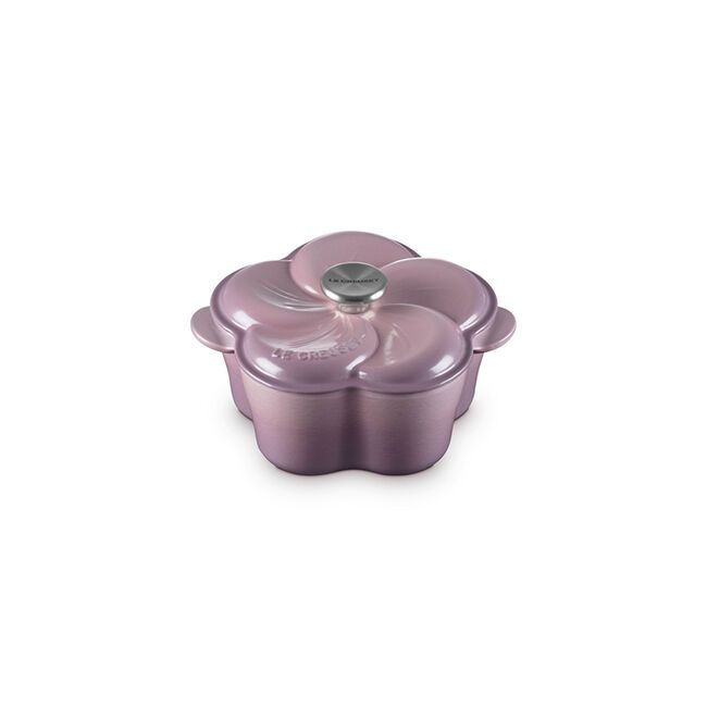 LE CREUSET Traditional Floral Oven (Mauve Pink)