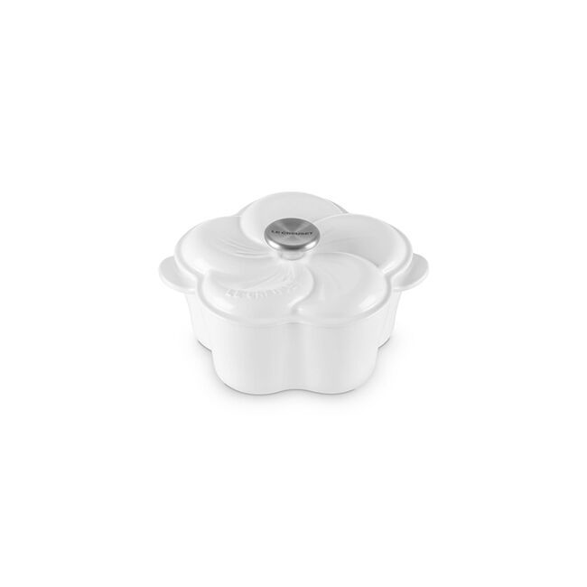 LE CREUSET Traditional Floral Oven (White)