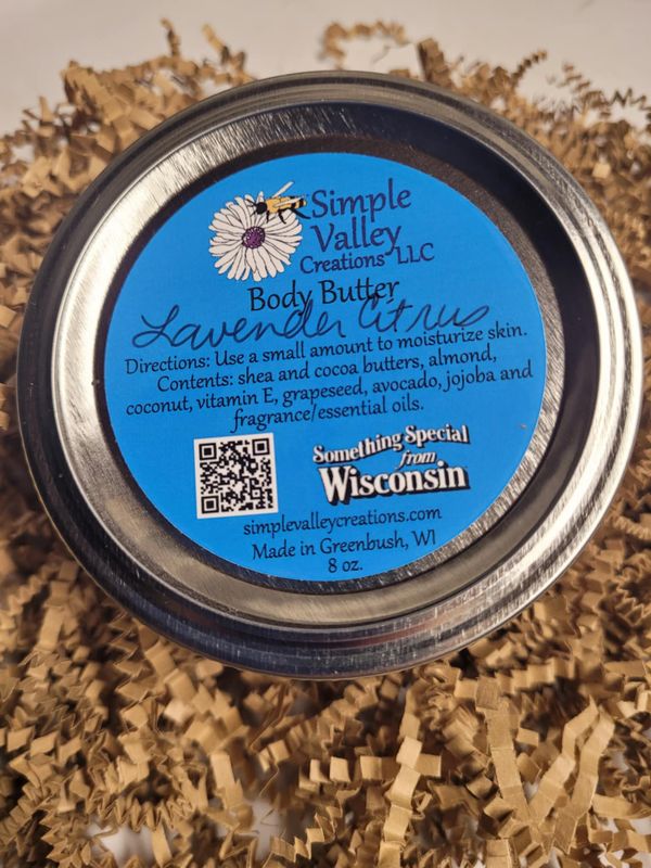 Simple Valley Creations Lavender Citrus Body Butter