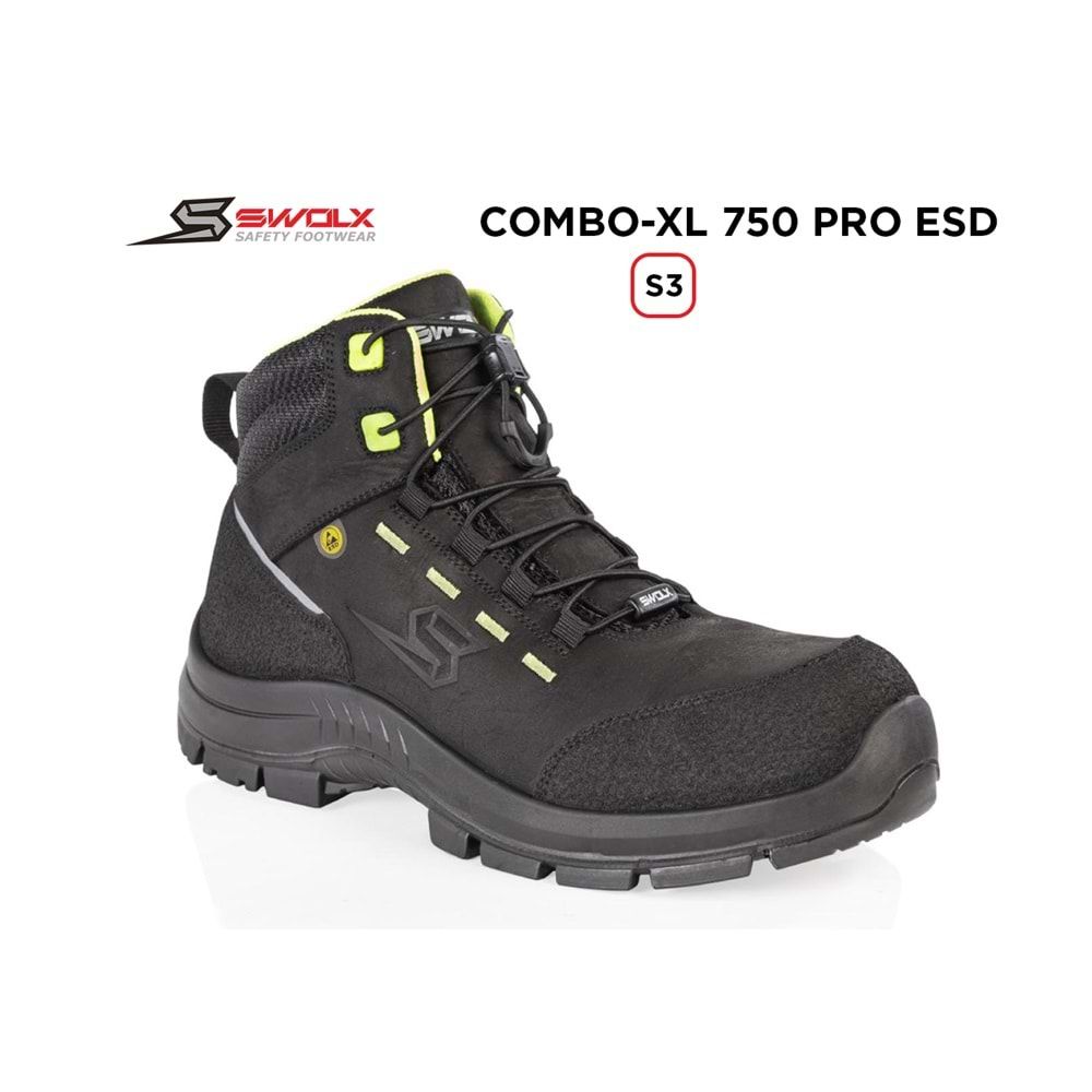 Swolx İş Ayakkabısı - Combo-XL Pro Esd 750 S3