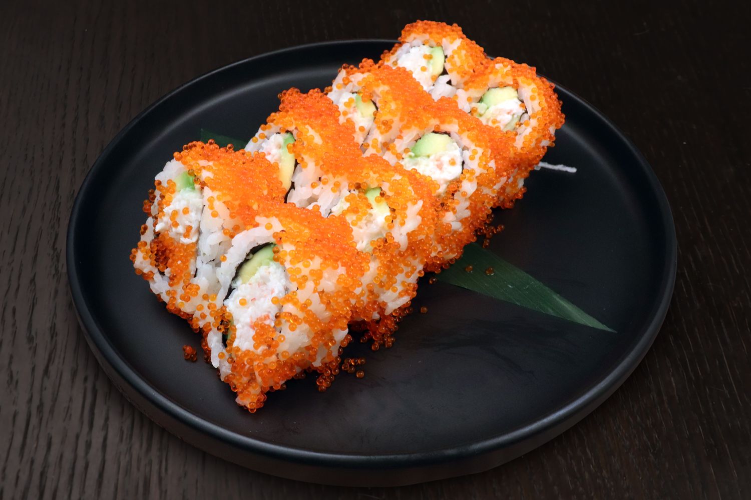 California Roll with Tobiko