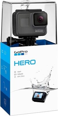 GoPro Hero - Cámara de acción digital impermeable para viajar con pantalla táctil 1080p HD Video 10MP Fotos