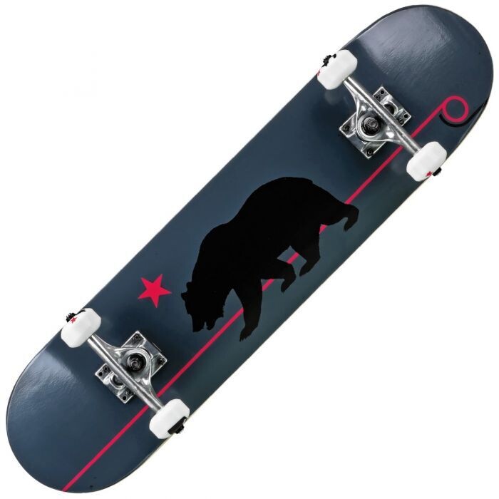 RD Deluxe Series Skateboard Grey Cali Bear